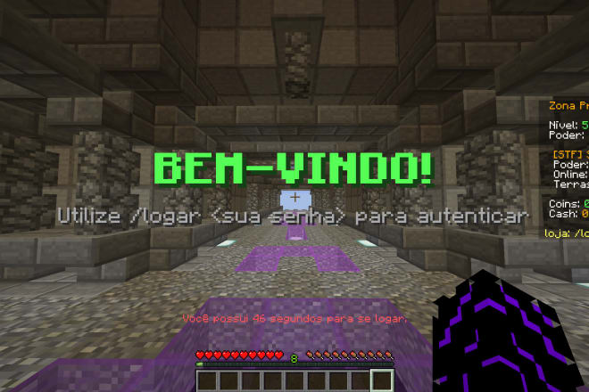 I will sell you a minecraft server full configured with portuguese idiom
