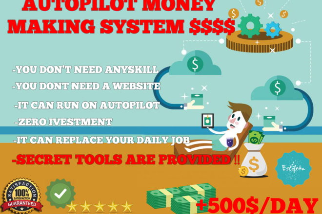 I will send autopilot quick passive income making system