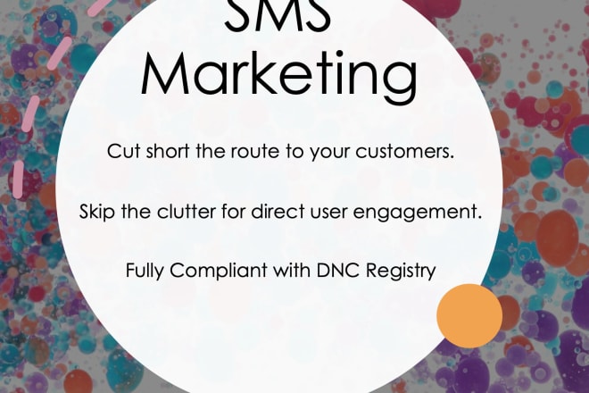 I will send out SMS marketing message to USA