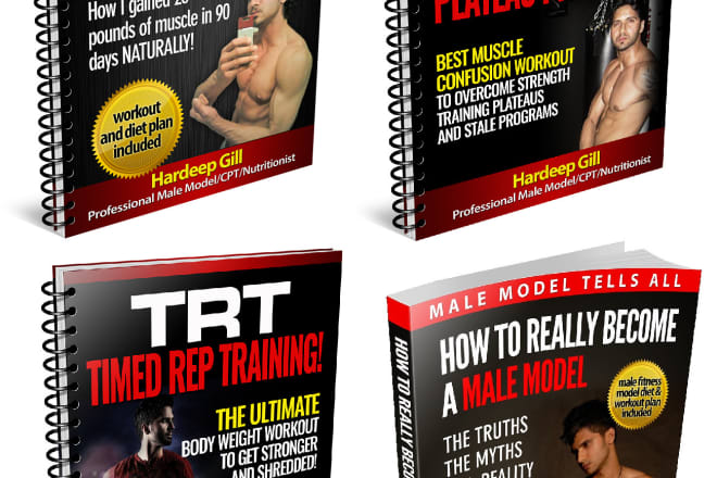 I will send you 4 of my best selling fitness ebooks