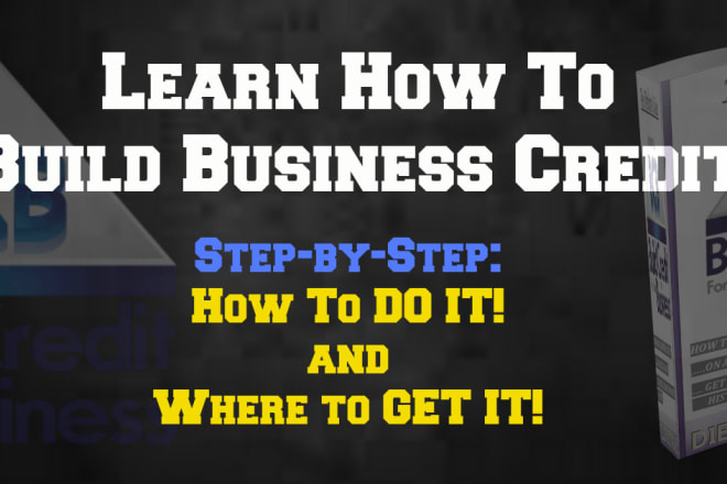 I will send you a how to build business credit kit to use or sell to clients