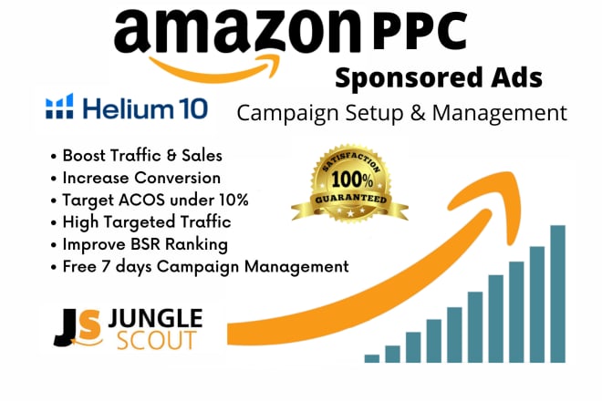 I will set up and manage your amazon ppc campaign advertising ads