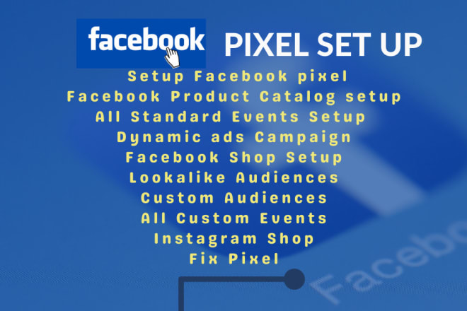 I will set up facebook pixel events on your website