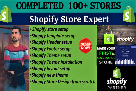 I will set up shopify fashion store, shopify clothing store, general store