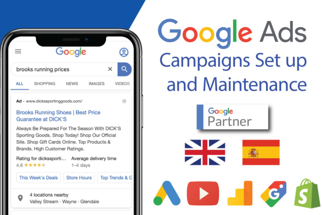 I will setup and manage google ads campaigns english spanish