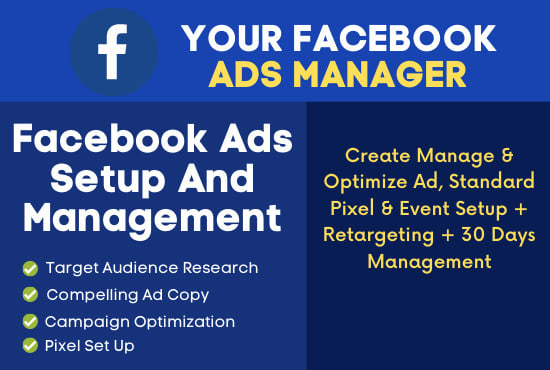 I will setup and manage your facebook ads campaign