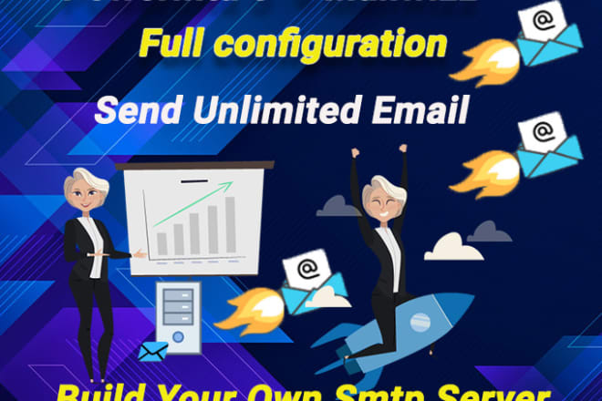 I will setup bulk email SMTP server with powermta 5r3 mailwizz