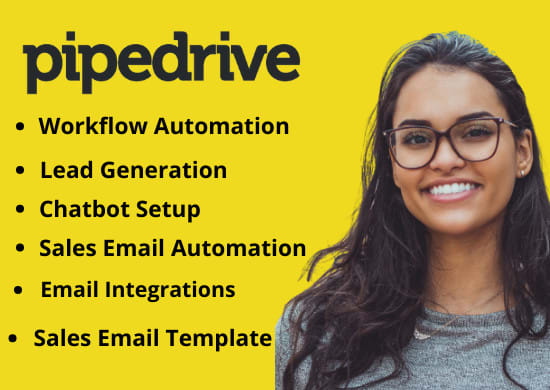 I will setup pipedrive chatbot and workflow automation