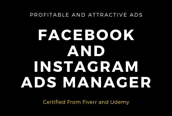 I will setup your facebook ads and be your ads manager