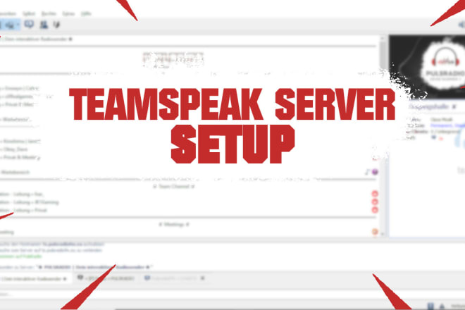 I will setup your teamspeak server