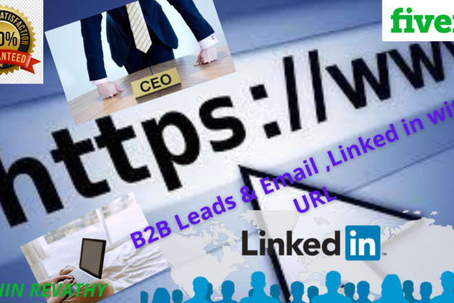 I will share data of CEO, email, web,linkedin url bulk email for e mail blast