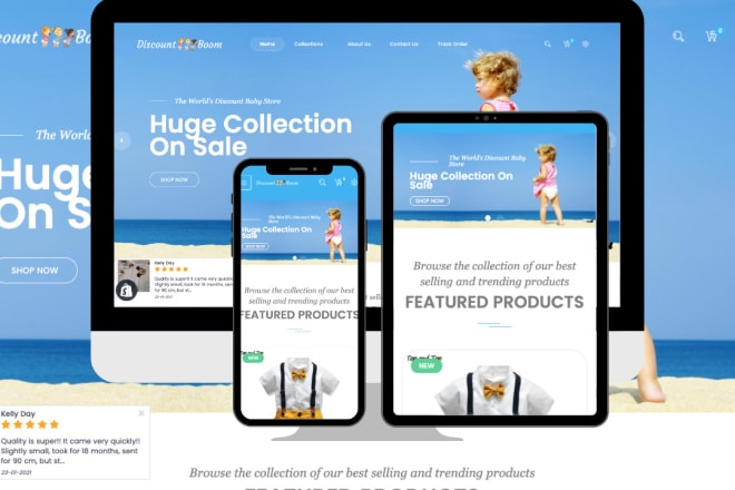 I will shopify website design, development and shopify store theme customisation