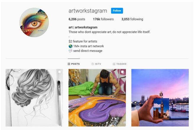 I will shoutout your art on my 500k instagram art network