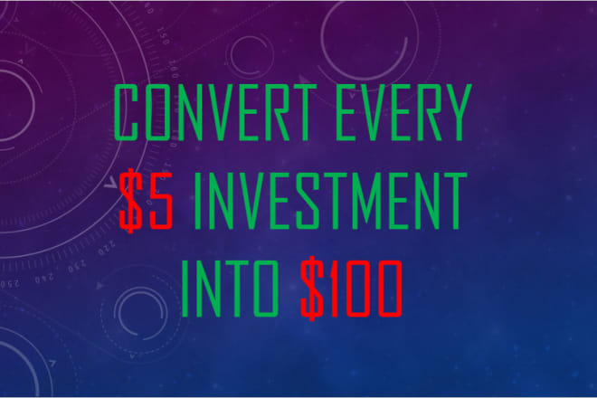I will show you unique ways to 20x your investment