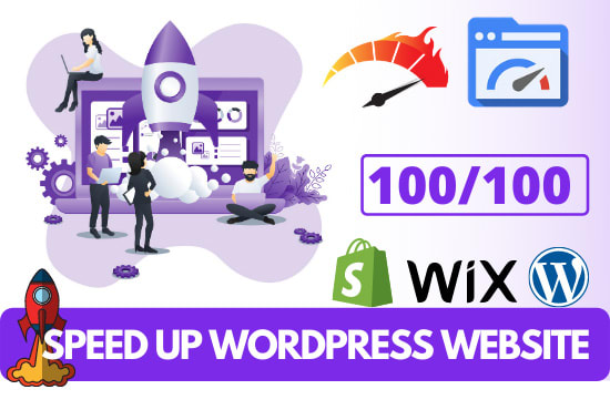I will speed up wix shopify wordpress website and improve gtmetrix, google pagespeed