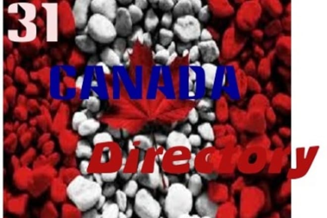 I will submit 41 canadian directory for your site, to ensure a high quality ca listings