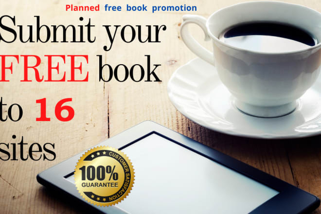 I will submit your free kindle book to 16 ebook promotion sites