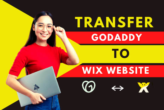 I will transfer your godaddy domain and godaddy website to wix website