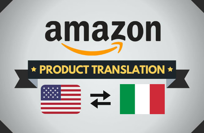 I will translate amazon listing product english to italian