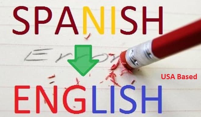 I will translate any of your documents from spanish to english