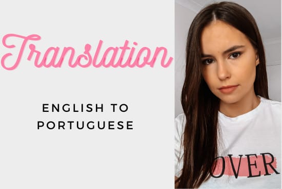 I will translate english to portuguese