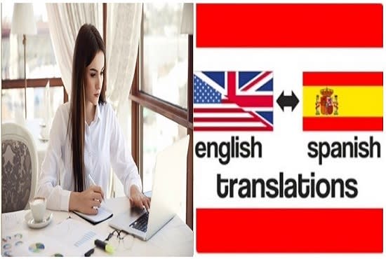 I will translate english to spanish and spanish to english in 15 hours