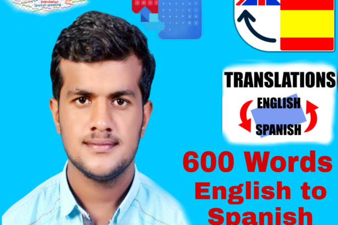 I will translate english to spanish best translation service