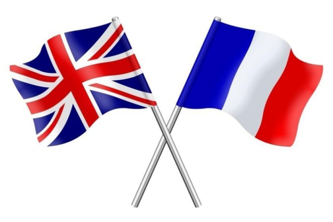 I will translate high quality english to french language for you