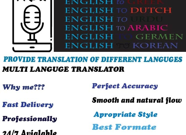 I will translate your document in 20 different languages