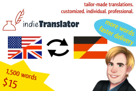 I will translate your flyers, brochures, or websites from english to native german