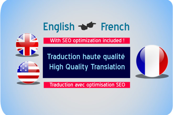 I will translate your text from english to french with SEO optimization