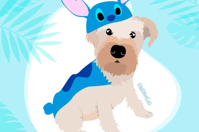 I will turn your pet into a adorable cartoon