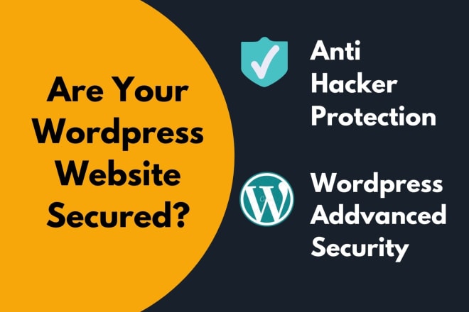 I will upgrade wordpress security and secure website from hackers