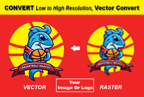 I will vector your logo or image, vector tracing, trace conversion,vectorize