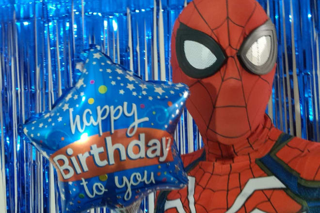 I will wish you a happy birthday as spider man