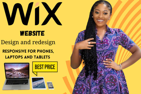 I will wix website design wix website redesign redesign wix website