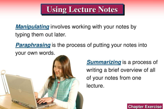 I will write a comprehensive summary of your lecture notes, develop course contents