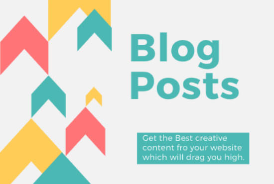 I will write a creative blog post