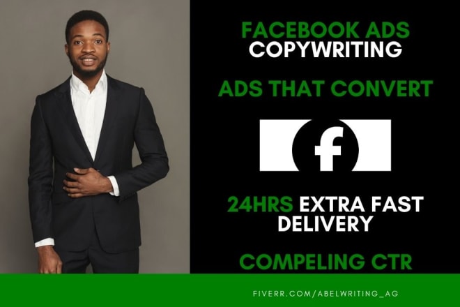 I will write a highly converting ad copy for your facebook ads