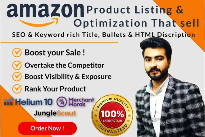 I will write amazon product listing and description