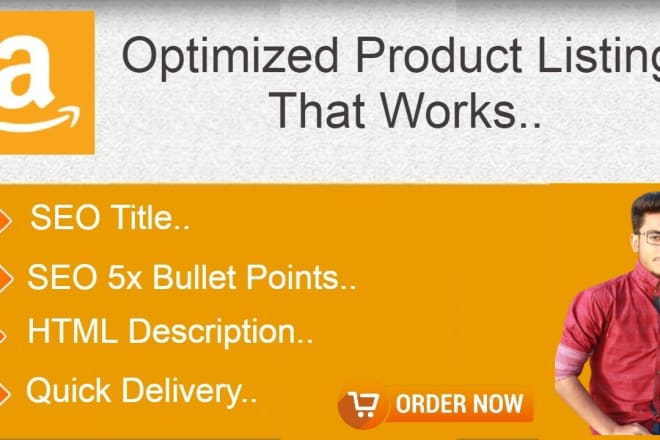 I will write an optimized amazon fba product listing or a seo product description