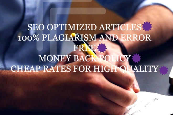 I will write an original SEO friendly article for your blog