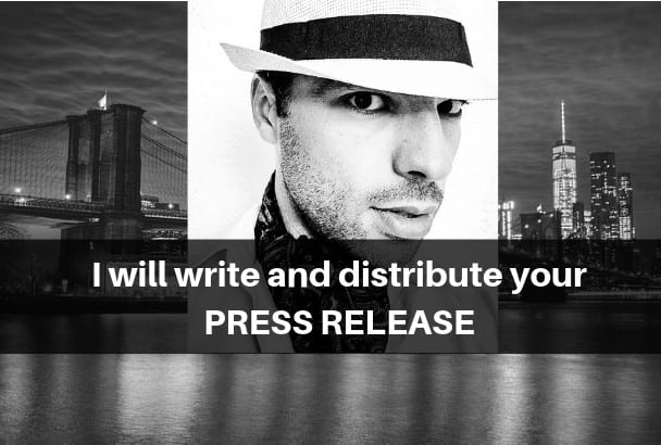 I will write and distribute your press release