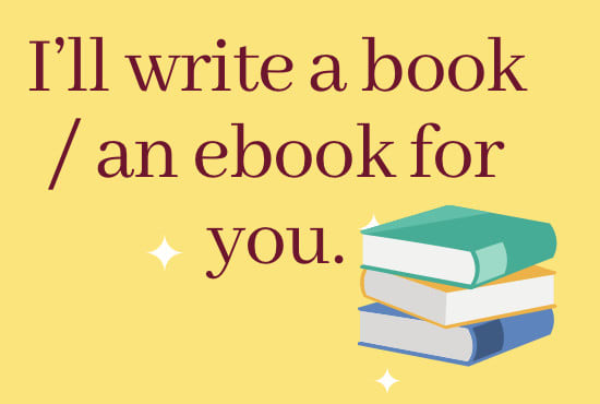 I will write and edit a nonfiction book or an ebook for you