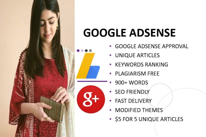 I will write articles for google adsense approval