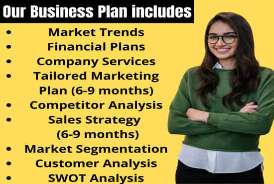I will write business plan for startups and companies