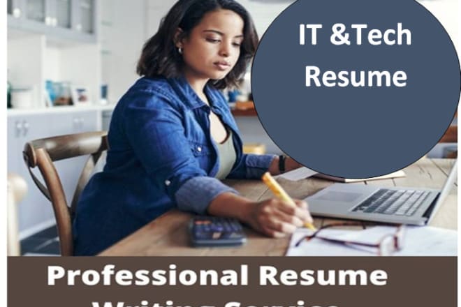 I will write professional IT resume tech resume and resume writing