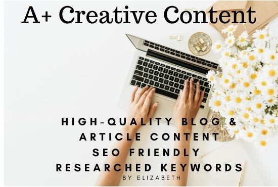 I will write quality blog posts and article content