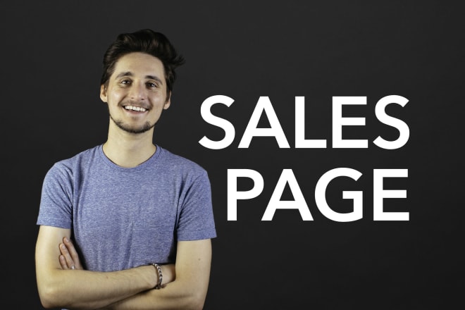 I will write sales copy for your sales page