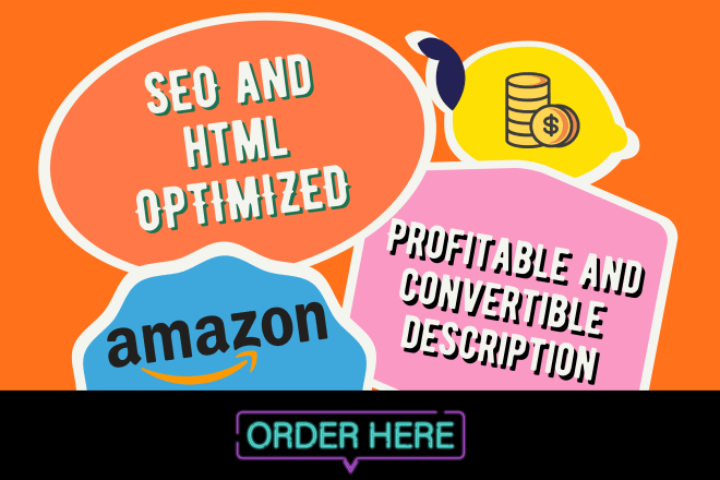 I will write SEO and HTML optimized amazon fba fbm KDP product description